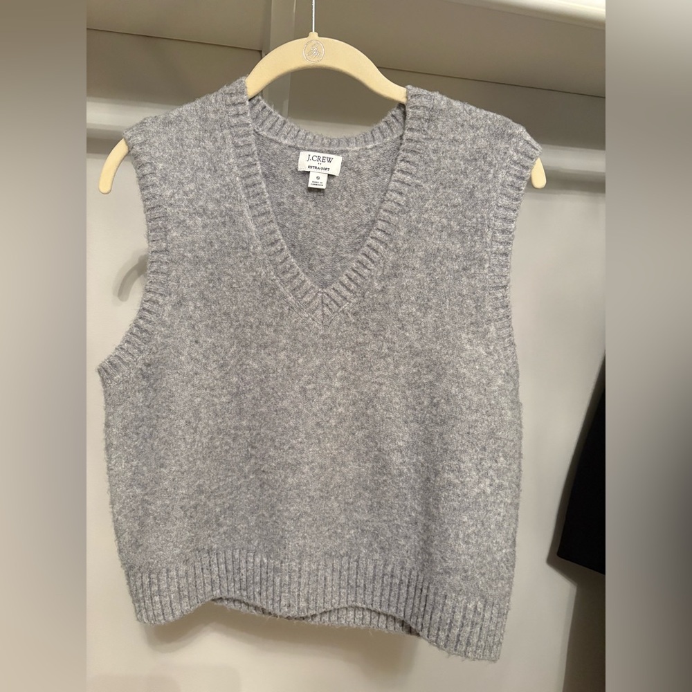 J. Crew Gray Sweater Vest